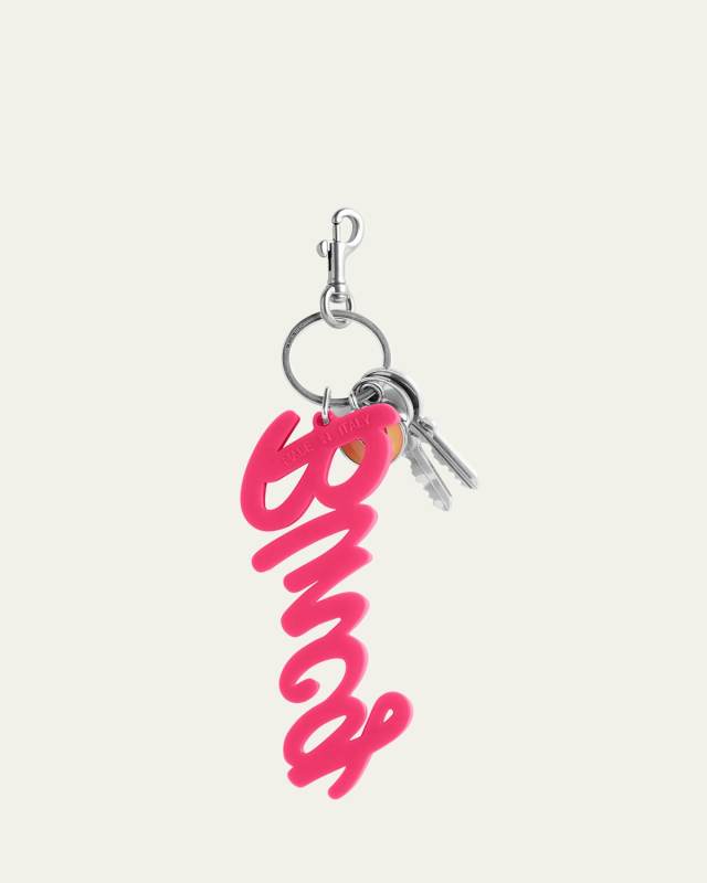 Logo Charm Keyring